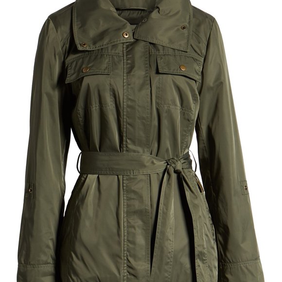halogen belted lightweight jacket
